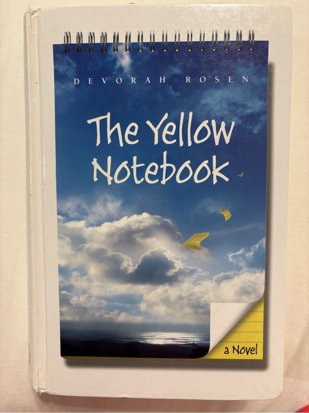 The Yellow Notebook by Devorah Rosen - Sky Blue & Yellow Cover